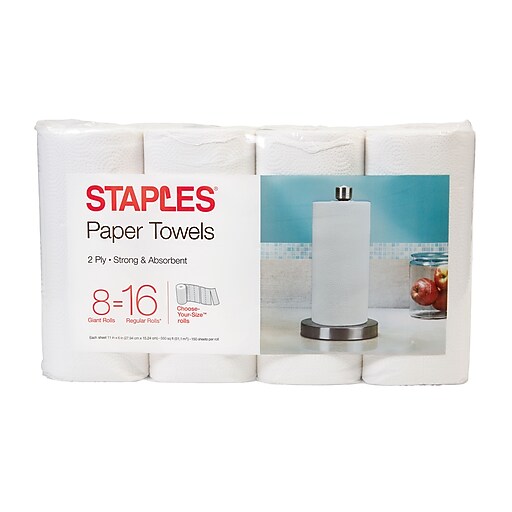 Shop Staples for Staples® ChooseYourSize Paper Towel, 8 Rolls/Pack