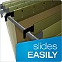 Pendaflex SureHook 1/5 Cut Tab Extra Capacity Reinforced Hanging Folder, 8.5" x 11", Standard Green, 10/Box (6152X2R)~#|#~s1059083_sc7