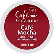 Café Escapes® Café Mocha Coffee, Keurig® K-Cup® Pods, 96/Carton (68013)