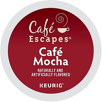 Café Escapes® Café Mocha Coffee, Keurig® K-Cup® Pods, 96/Carton (68037)