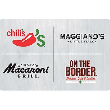 Brinker Gift Card $50 (Email Delivery) only $40.00 | eDealinfo.com