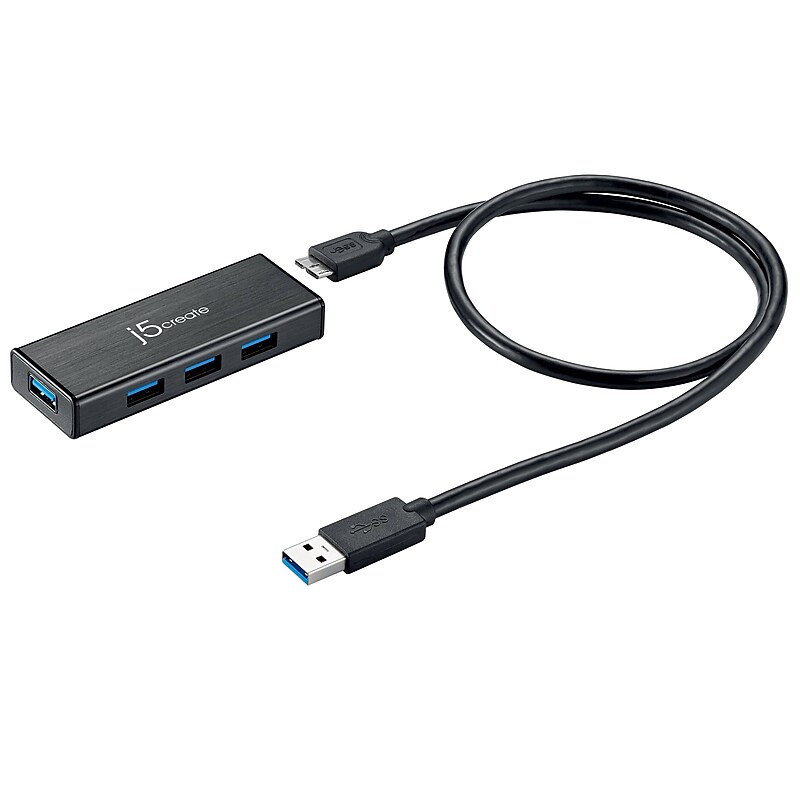 j5create JUH340 1-Port USB 3.0 Hub (JUH340) image 1