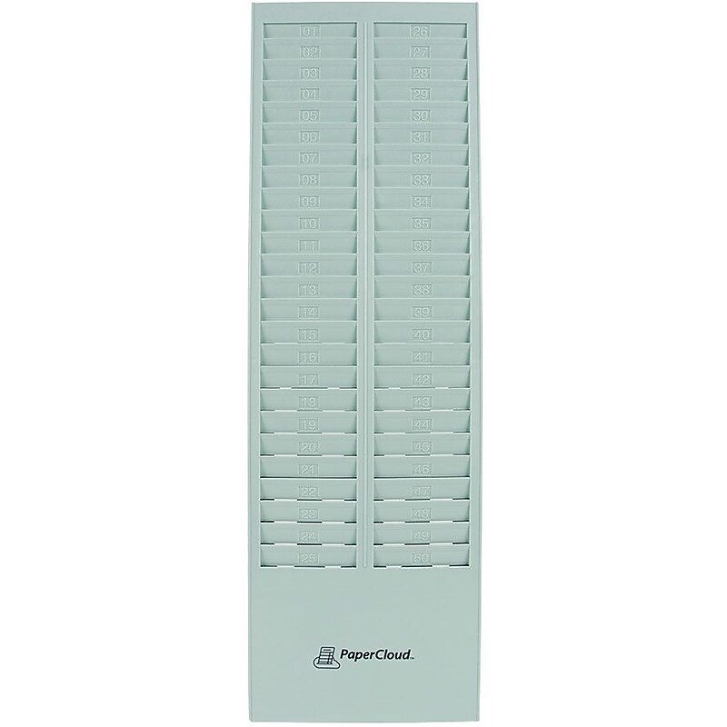 PaperCloud™ Time Card Rack 50 Slot (PCTCR50) image 1