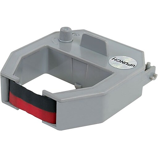 Upunch ribbon for upunch calculating time clocks gray hnrl10 staples