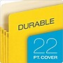 Pendaflex 10% Recycled Reinforced File Pocket, 5 1/4" Expansion, Letter Size, Yellow (2366396)~#|#~s1061732_sc7