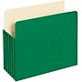 Pendaflex 10% Recycled Reinforced File Pocket, 5 1/4" Expansion, Letter Size, Green (2366397)~#|#~s1061735_sc7