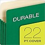 Pendaflex 10% Recycled Reinforced File Pocket, 5 1/4" Expansion, Letter Size, Green (2366397)~#|#~s1061737_sc7