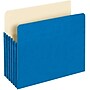 Pendaflex 10% Recycled Reinforced File Pocket, 5 1/4" Expansion, Letter Size, Blue (2371146)~#|#~s1061740_sc7