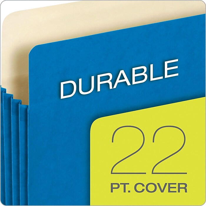 MyOfficeInnovations Legal-Size Expanding File Pockets - 5-1/4" Expansion, 10 Per Pack (Brown) 5 thumbnail image