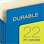 Pendaflex 10% Recycled Reinforced File Pocket, 5 1/4" Expansion, Letter Size, Blue (2371146)~#|#~s1061742_sc7