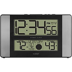 La Crosse Technology Atomic Digital Clock with Temperature and