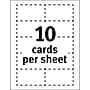 Avery Clean Edge Business Cards, 2" x 3 1/2", Matte White, 200 Per Pack (8871)~#|#~s1063170_sc7