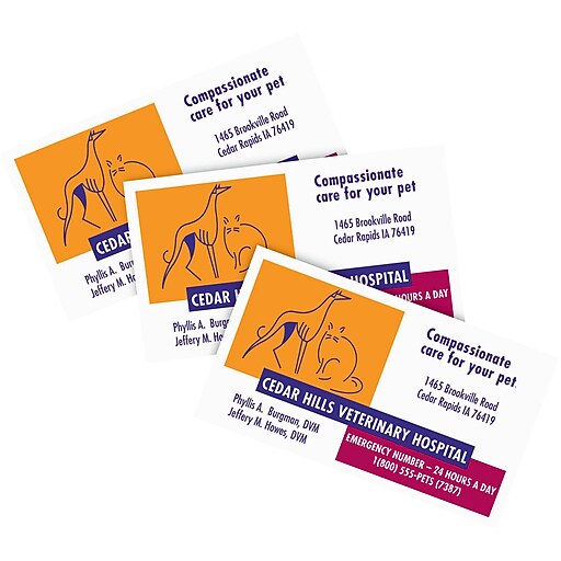 Avery® Inkjet Business Cards Staples