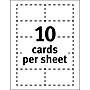 Avery Clean Edge Business Cards, 2" x 3 1/2", Linen Textured White, 200 Per Pack (8873)~#|#~s1063234_sc7