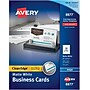 Avery Clean Edge Business Cards, 2" x 3 1/2", Matte White, 400 Per Pack (8877)~#|#~s1063271_sc7