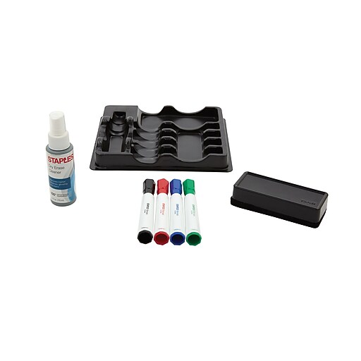 STAPLES® REMARX® DRY ERASE STARTER KIT W CLEANER & TRAY (39909) Staples