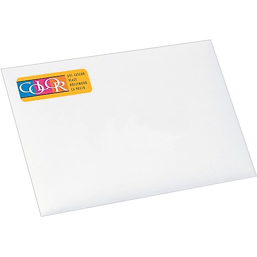 Avery® 8257 Color Printing Matte White Inkjet Return Address Labels, 3/