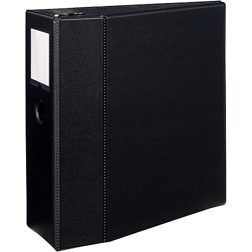 Avery Durable EZD™ Ring Binder With Label Holder, Black, 1,050Sheet