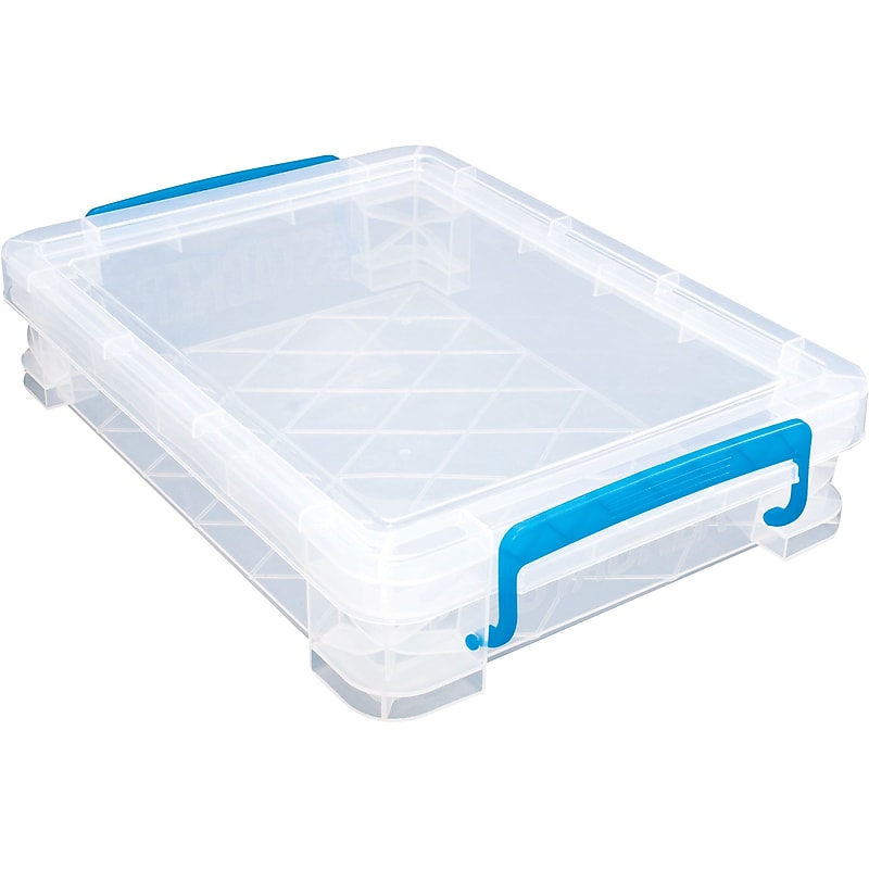Advantus Super Stacker Document Box, Clear (36873) image 1