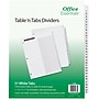 Avery Office Essentials Table 'N Tabs Pre-Printed Paper Divider, 31-Tab, White, 12/Set (11680)~#|#~s1067880_sc7