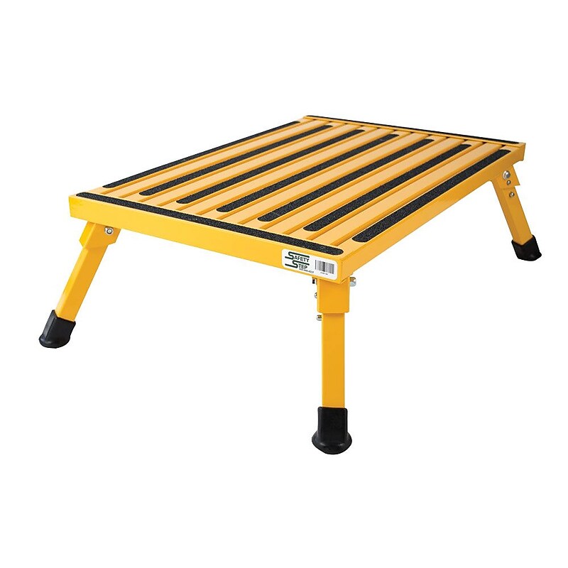 Safety Step Extra Large Folding Aluminum Step, 1000lbs. (XL-08C-Y) image 1