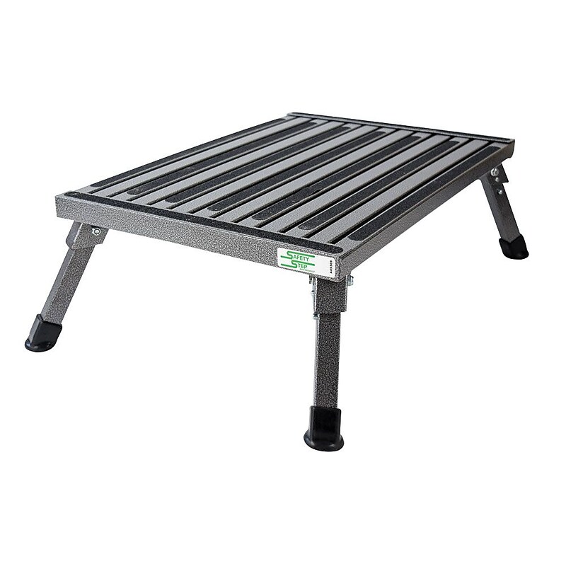 Safety Step Extra Large Folding Aluminum Step, 1000lbs. (XL-08C-G) image 1