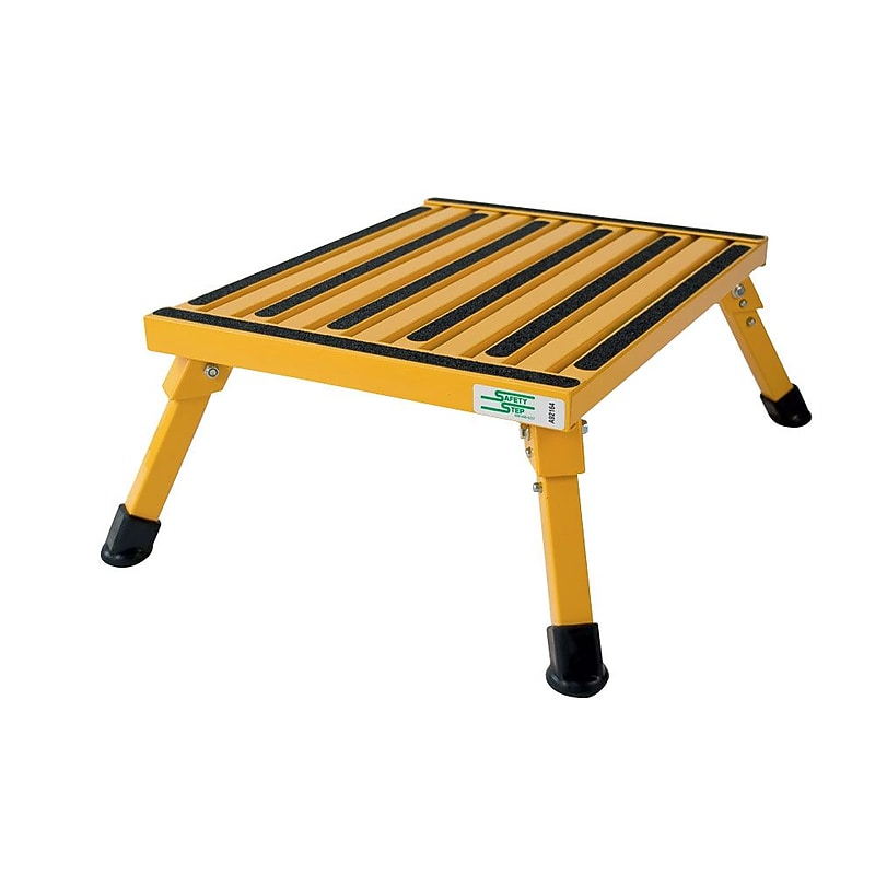 Safety Step Large Folding Aluminum Step, 100lb. (F-08C-Y) image 1