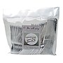 Table Mate Plastic Assorted Cutlery, Medium-Weight, Sterling Silver, 50/Pack (8305A-SV)~#|#~s1069676_sc7