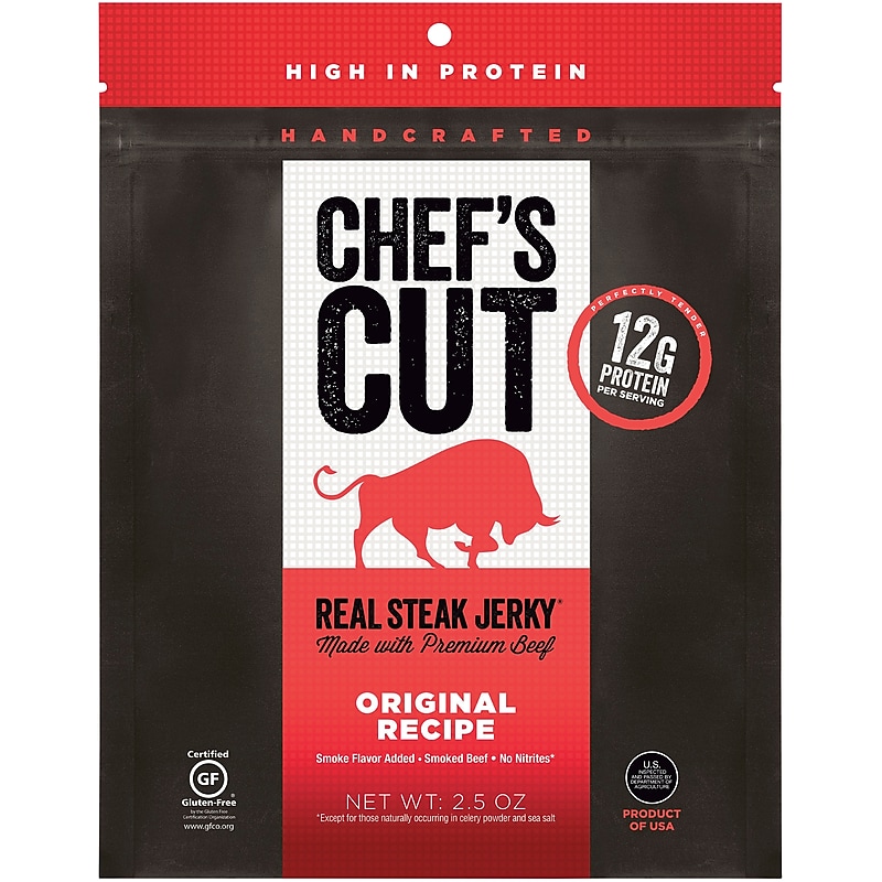 Chef's Cut Real Steak Original Recipe Beef Jerky, 2.5 oz. (CCR00500) image 1