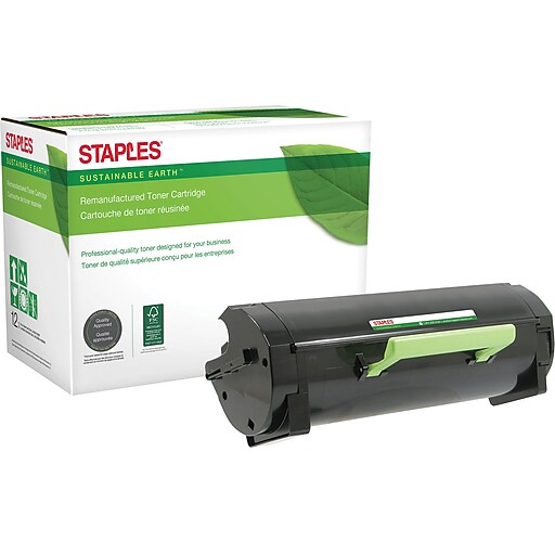 Staples® Sustainable Earth Remanufactured Laser Toner Cartridge