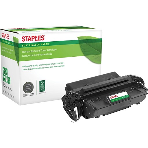 Sustainable Earth by Staples® Remanufactured Black Laser Toner