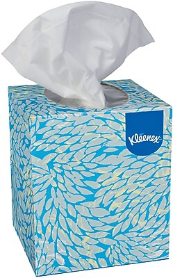 KleenexÂ® Boutiqueâ¢ Cube Box Facial Tissues, 2-Ply, White