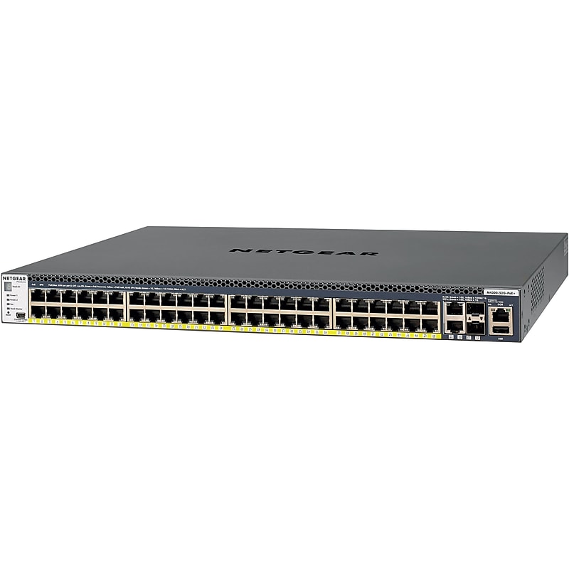 Netgear® ProSAFE® GSM4352PA-100NES 48 Port Managed Ethernet PoE Switch image 1