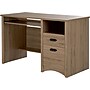 South Shore Gascony 46" Computer Desk, Rustic Oak (9064070)~#|#~s1071334_sc7