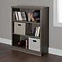 Morgan 3-Shelf Bookcase, Gray Maple (10152)~#|#~s1071454_sc7