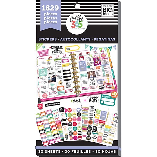 The Happy Planner® Value Pack Stickers Planner Basics™ (PPSV01) at