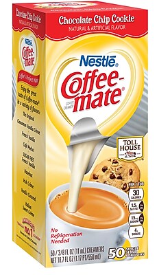 UPC 050000227150 product image for Nestle Coffee-mate Coffee Creamer, Toll House Chocolate Chip Cookie, .375 Oz. Li | upcitemdb.com