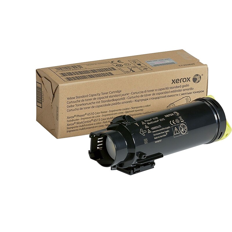 Xerox 106R03475 Yellow Standard Yield Toner   Cartridge image 1