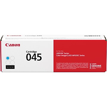 Canon 045 Black Standard Yield Toner Cartridge, Prints Up to 1,400