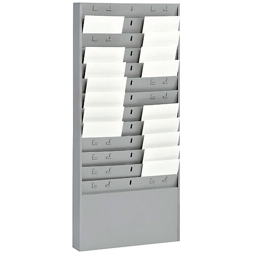 MMF Industries™ STEELMASTER® Time Card Racks with 6" Adjustable