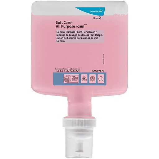 Soft Care® All Purpose Foaming Hand Wash, Quart, Floral Scent, 6/Carton (100907877) Staples