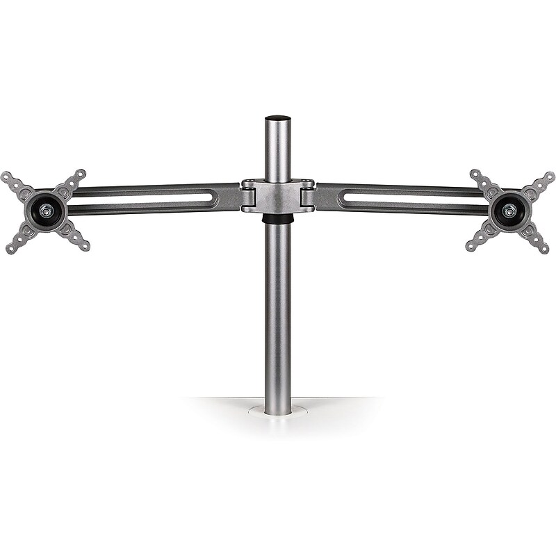 Fellowes Lotus Adjustable Monitor Arm, Up to 27", Silver (8042901) image 1
