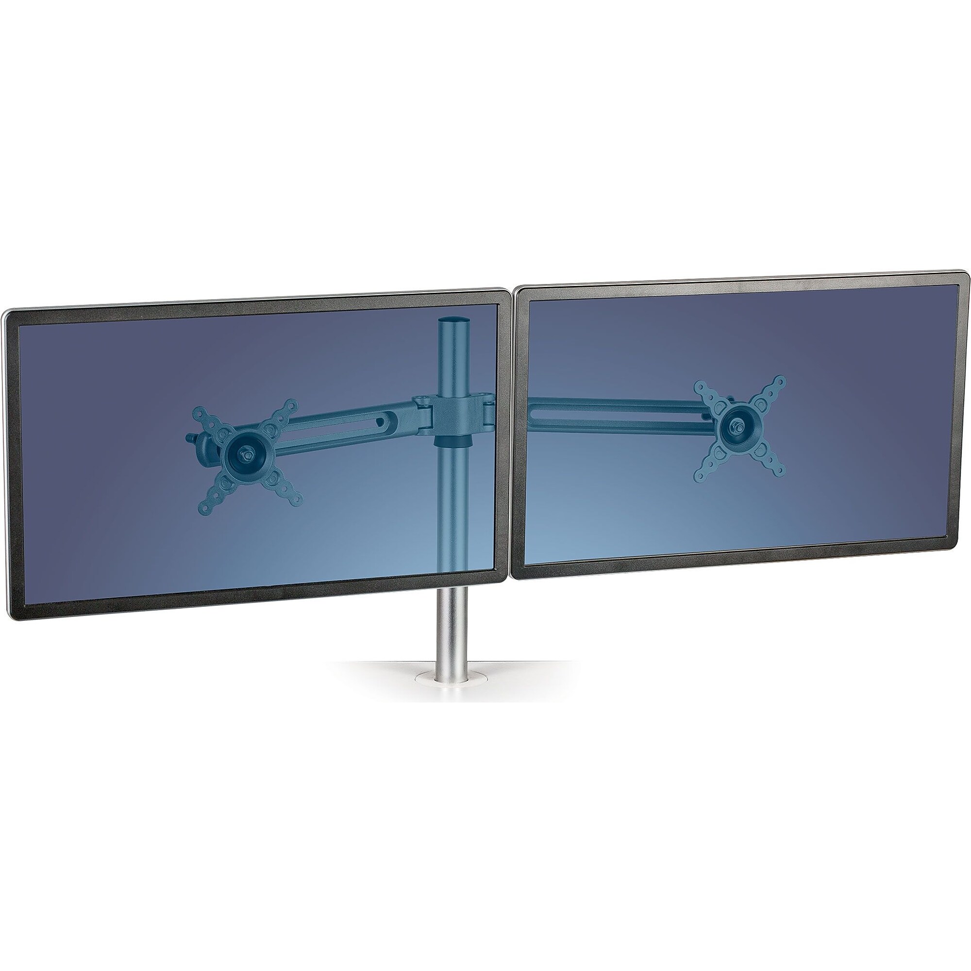 Fellowes Lotus Adjustable Monitor Arm, Up to 27″ Monitor, Silver (8042901) Sansujyuku sansujyuku.com