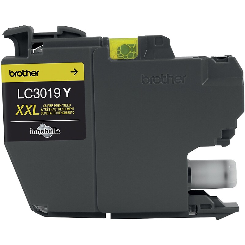 Brother Innobella Original Ink Cartridge, Inkjet, Super High Yield, 1500 Pages, Yellow  (LC3019Y) image 1