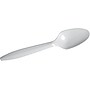 Dixie Plastic Teaspoon, 5-1/2" Medium-Weight, White, 1000/Carton (PTM21)~#|#~s1075230_sc7