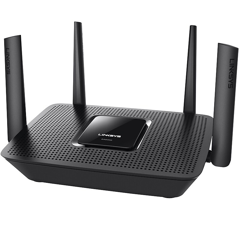 Linksys AC2200 Tri Band MU-MIMO Gaming Router,  Black (EA8300) image 1