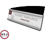 Deflect-O Interior Image Nameplate Holder, Horizontal, Black/Silver Plastic (89105RT)~#|#~s1076510_sc7
