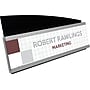Deflect-O Interior Image Nameplate Holder, Horizontal, Black/Silver Plastic (89105RT)~#|#~s1076511_sc7