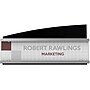 Deflect-O Interior Image Nameplate Holder, Horizontal, Black/Silver Plastic (89105RT)~#|#~s1076512_sc7