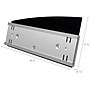 Deflect-O Interior Image Nameplate Holder, Horizontal, Black/Silver Plastic (89105RT)~#|#~s1076513_sc7